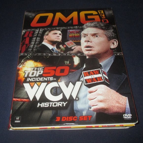 WWE: OMG, Vol. 2: The Top 50 Incidents in WCW History (DVD, 2014, 3-Disc Set) - Picture 1 of 3
